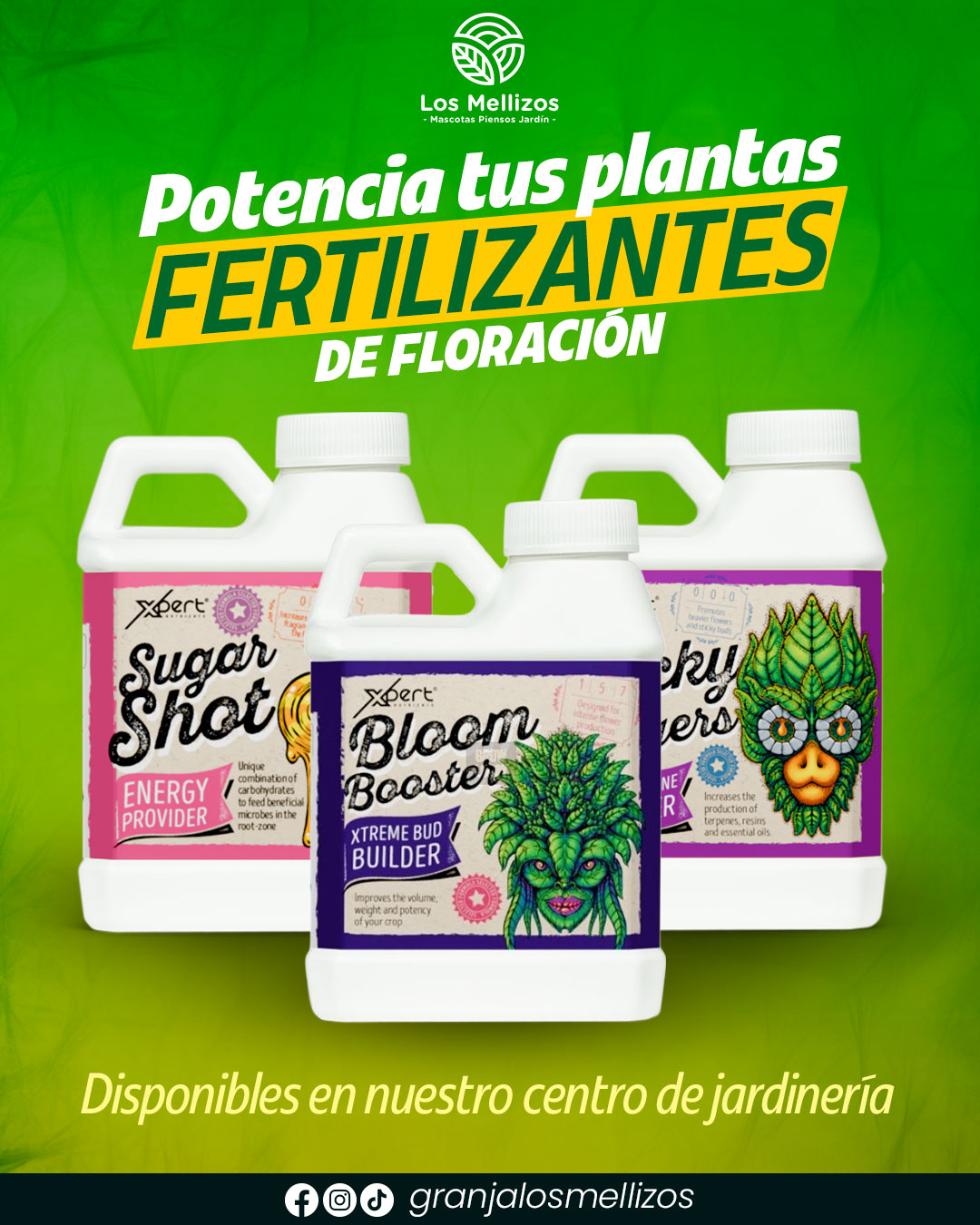 Fertilizantes Xpert Nutrients para floración